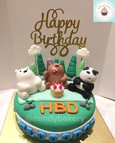 Detail Kue Ulang Tahun We Bare Bears Nomer 31