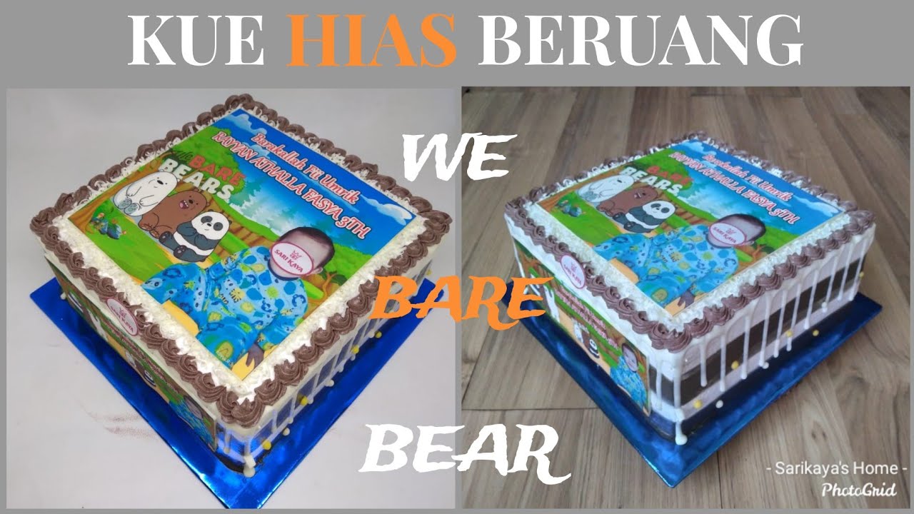 Detail Kue Ulang Tahun We Bare Bears Nomer 36