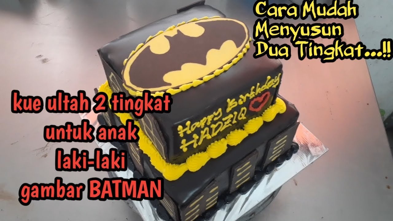 Detail Kue Ultah 2 Tingkat Coklat Nomer 22