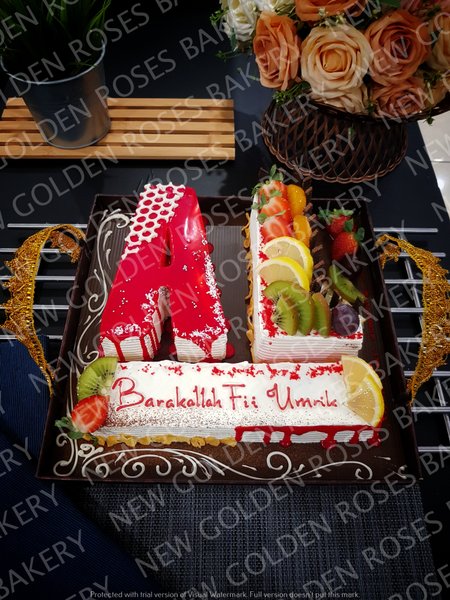 Detail Kue Ultah Alfabet Nomer 25