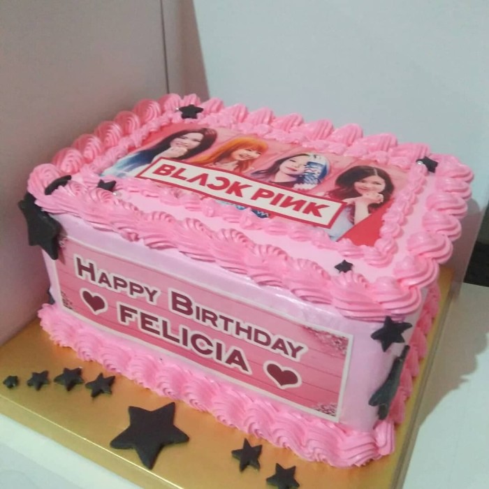 Detail Kue Ultah Blackpink Nomer 13