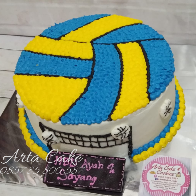 Detail Kue Ultah Bola Voli Nomer 15