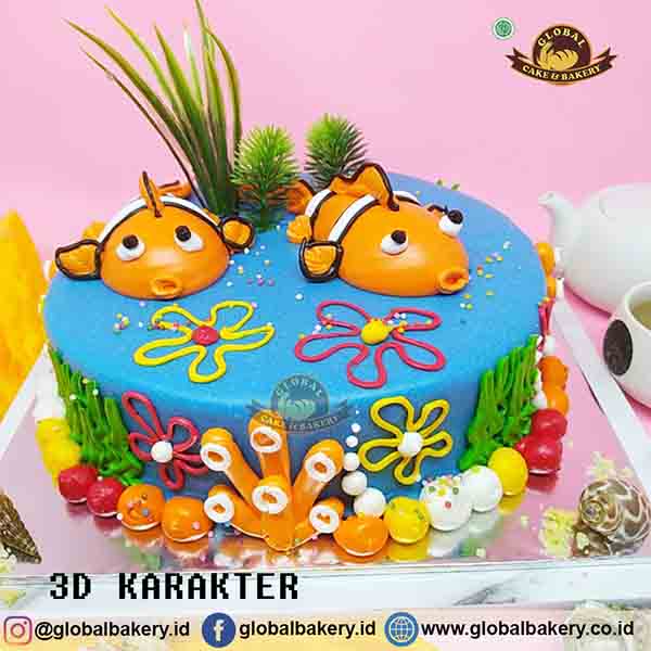 Detail Kue Ultah Gambar Ikan Nomer 20