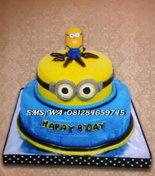 Detail Kue Ultah Gambar Minion Nomer 36