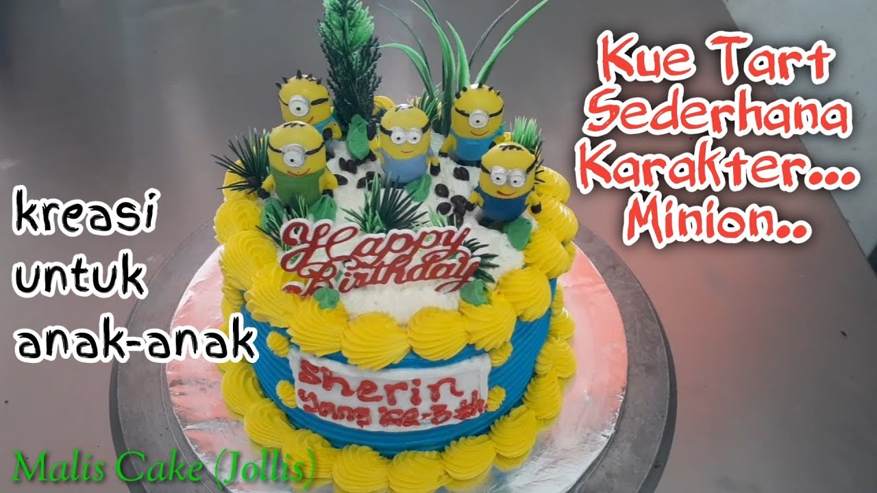 Detail Kue Ultah Gambar Minion Nomer 38