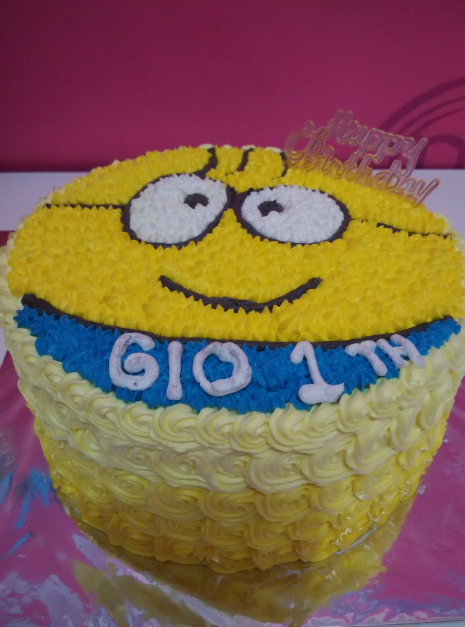 Detail Kue Ultah Gambar Minion Nomer 46