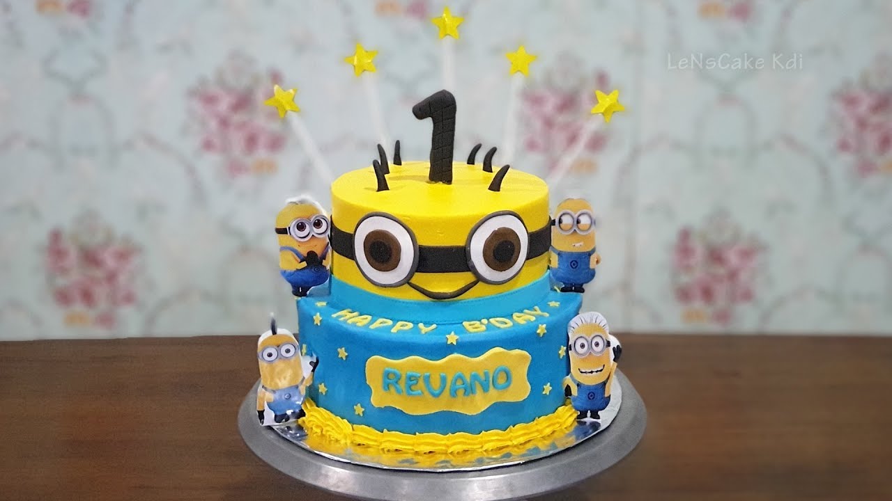 Detail Kue Ultah Gambar Minion Nomer 9