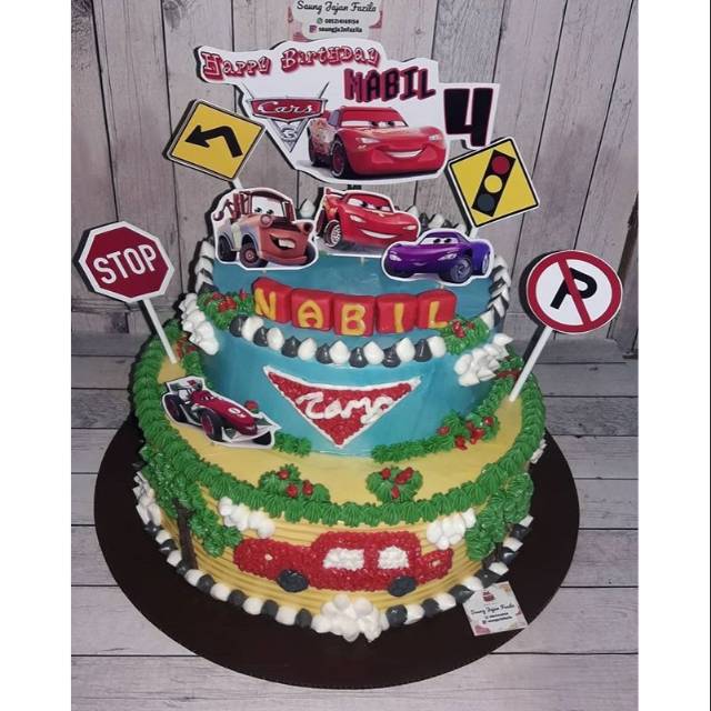 Detail Kue Ultah Gambar Mobil Cars Nomer 28