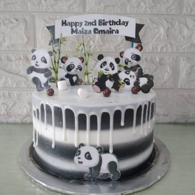 Detail Kue Ultah Gambar Panda Nomer 3