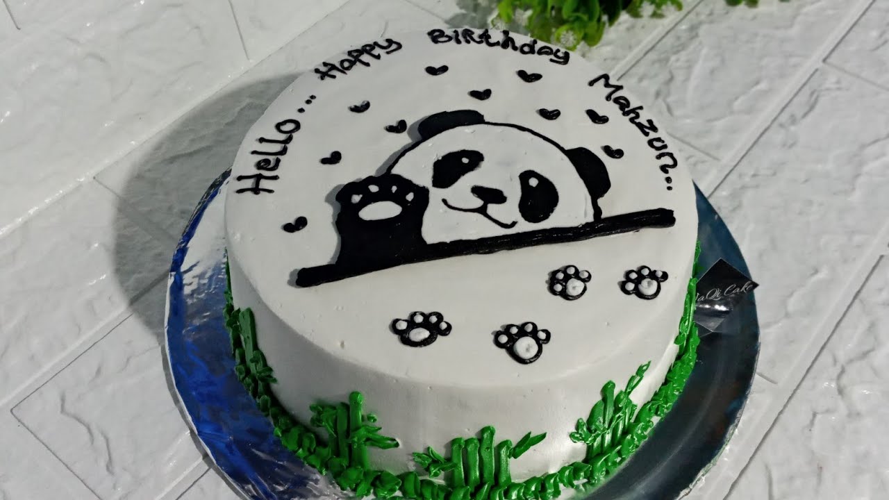 Detail Kue Ultah Gambar Panda Nomer 6