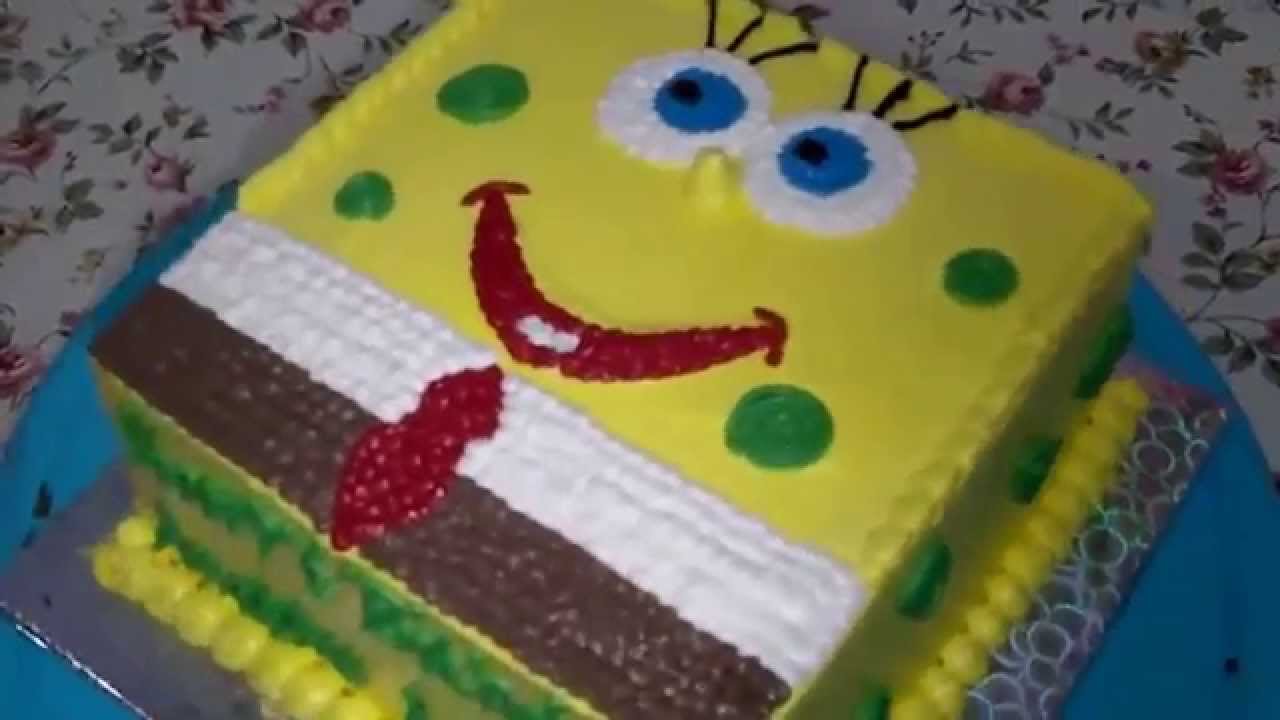 Detail Kue Ultah Gambar Spongebob Nomer 2