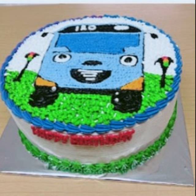 Detail Kue Ultah Gambar Tayo Nomer 23