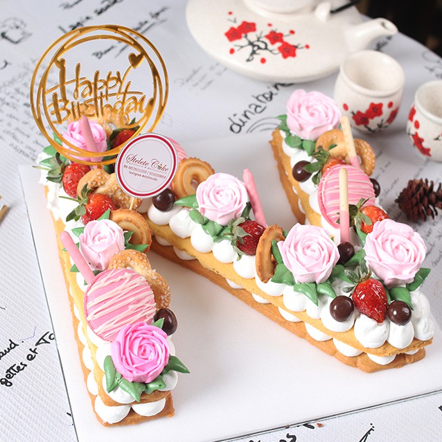 Detail Kue Ultah Huruf Nomer 8