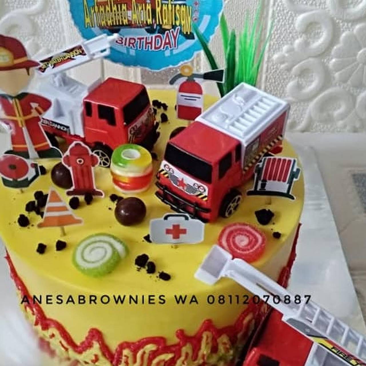 Detail Kue Ultah Karakter Pemadam Kebakaran Nomer 26