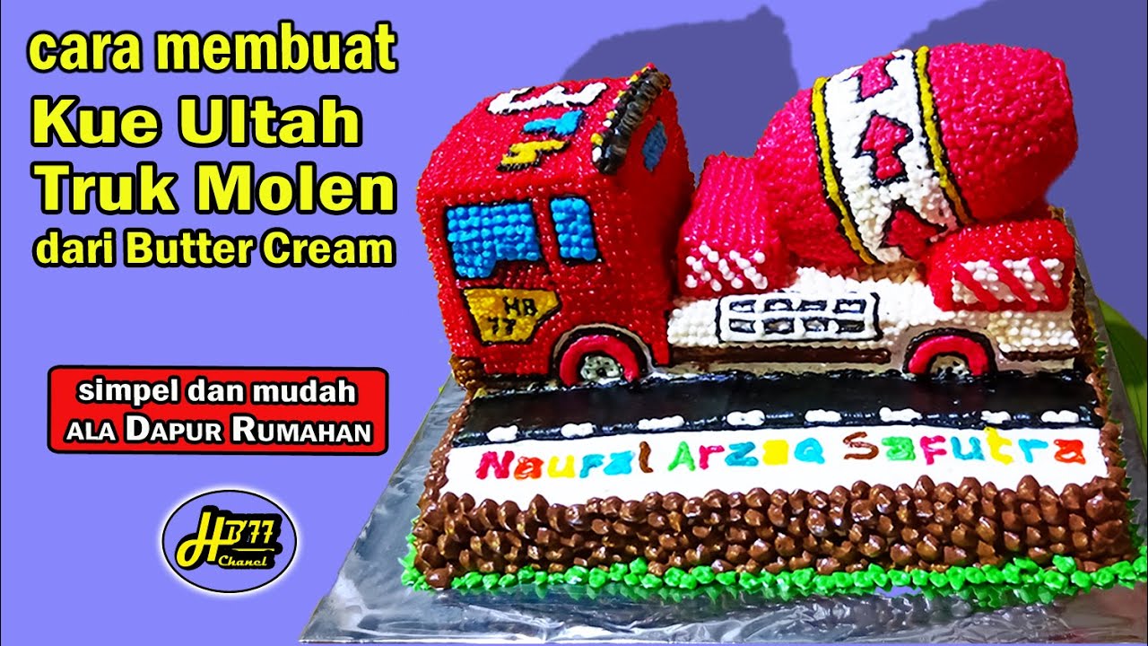 Detail Kue Ultah Karakter Truk Nomer 40