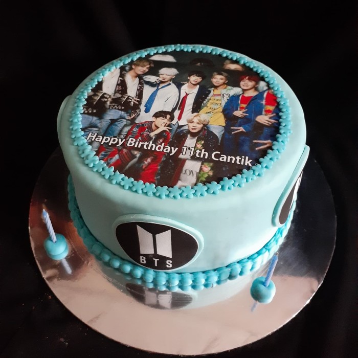 Detail Kue Ultah Logo Bts Nomer 22