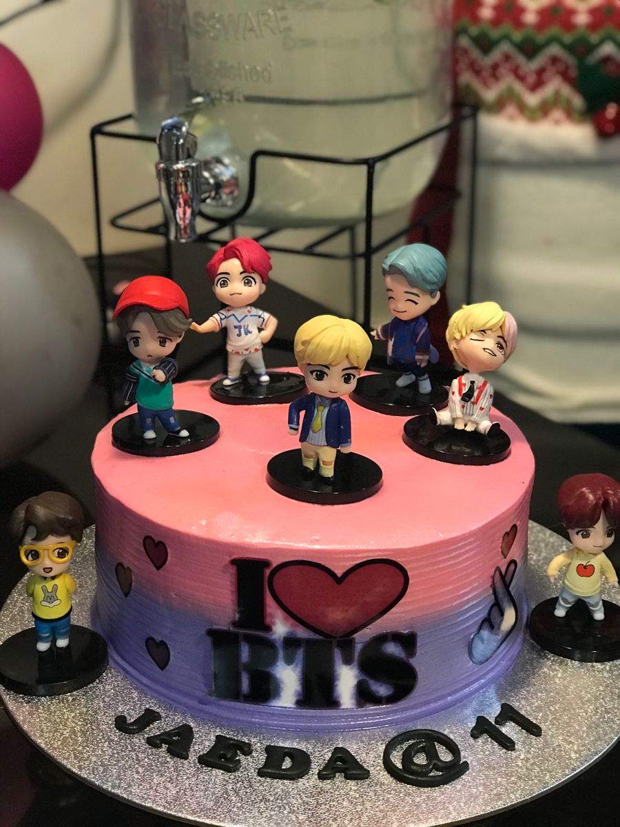 Detail Kue Ultah Logo Bts Nomer 34
