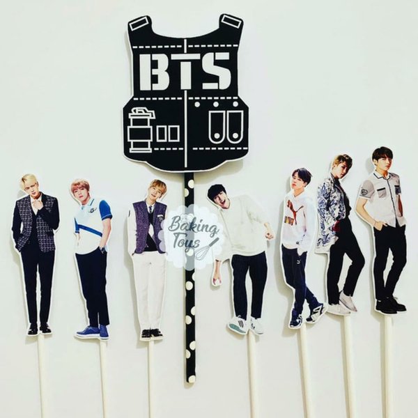 Detail Kue Ultah Logo Bts Nomer 36