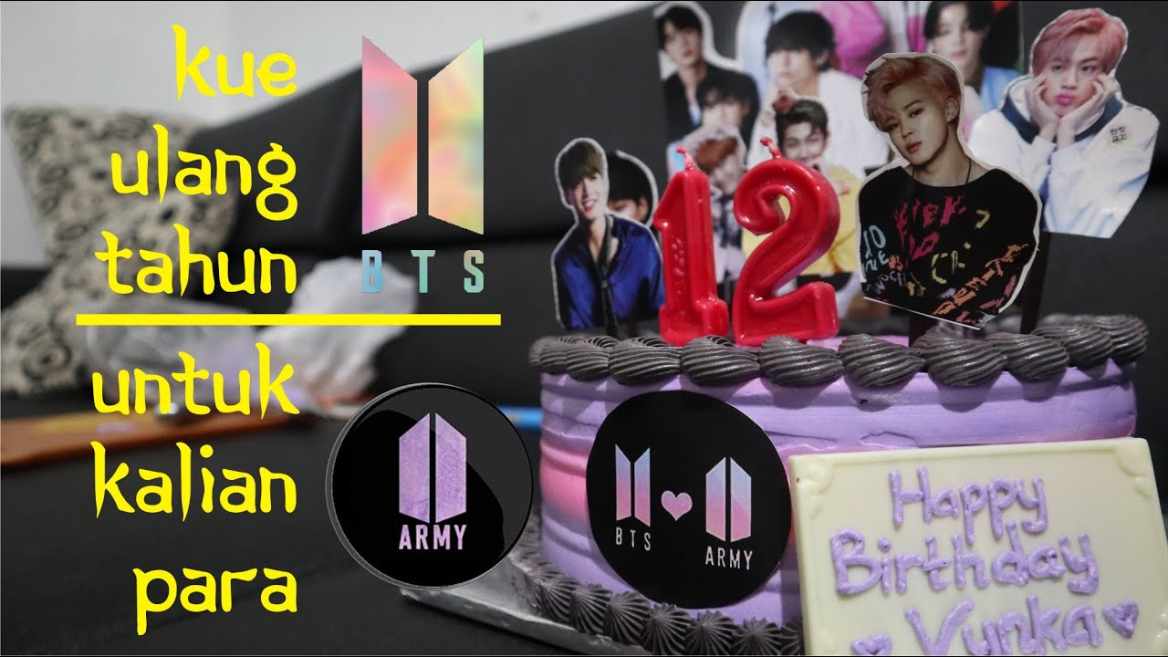 Detail Kue Ultah Logo Bts Nomer 41