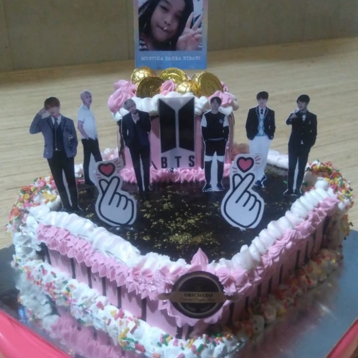 Detail Kue Ultah Logo Bts Nomer 46