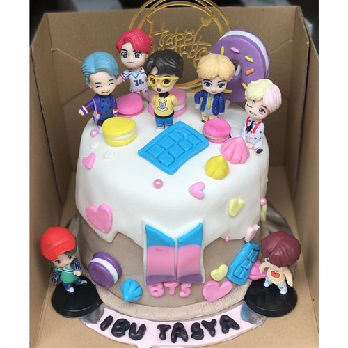 Detail Kue Ultah Logo Bts Nomer 49