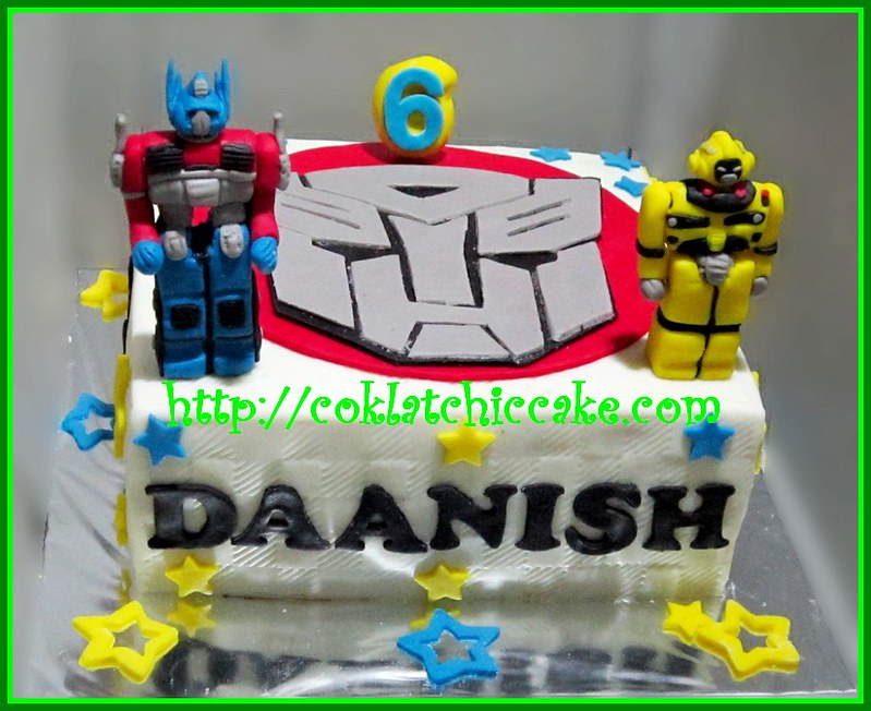 Detail Kue Ultah Optimus Prime Nomer 16