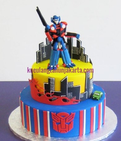 Detail Kue Ultah Optimus Prime Nomer 6