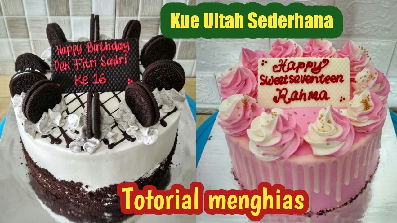 Detail Kue Ultah Sweet Seventeen Sederhana Nomer 44