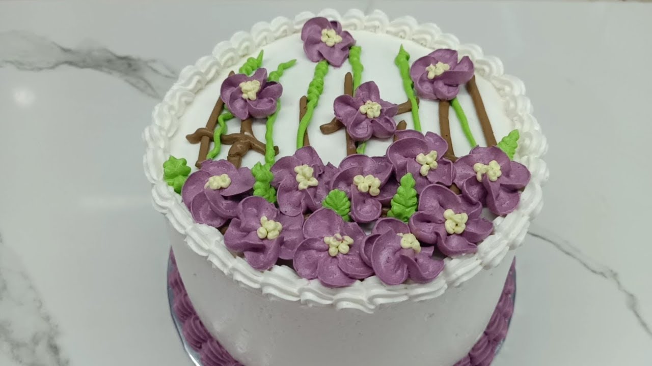 Detail Kue Ultah Tema Taman Bunga Nomer 3