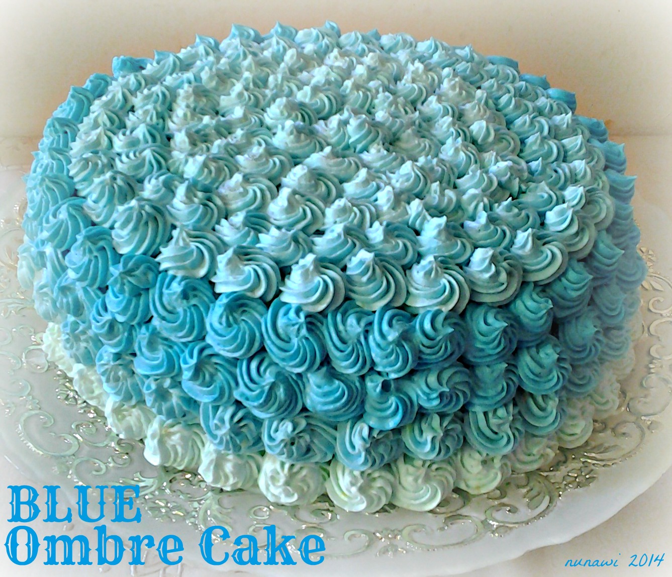 Detail Kue Ultah Warna Biru Nomer 45