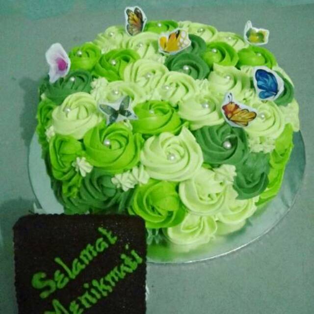 Detail Kue Ultah Warna Hijau Nomer 5