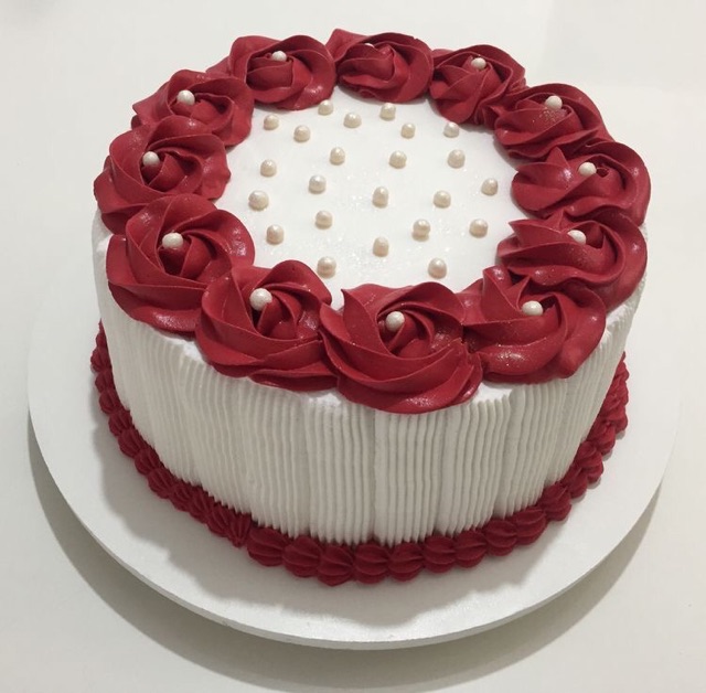 Detail Kue Ultah Warna Merah Nomer 26