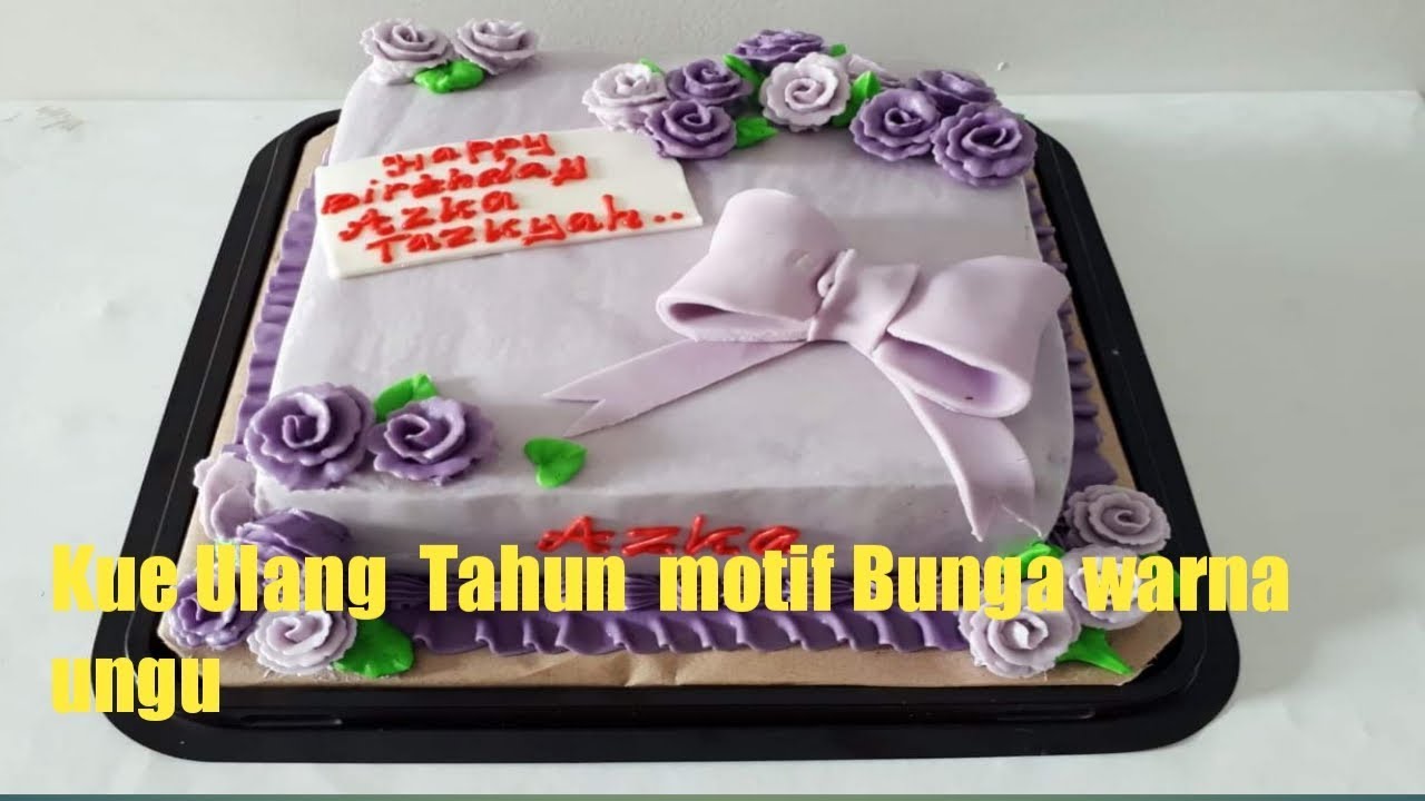 Detail Kue Ultah Warna Ungu Nomer 24