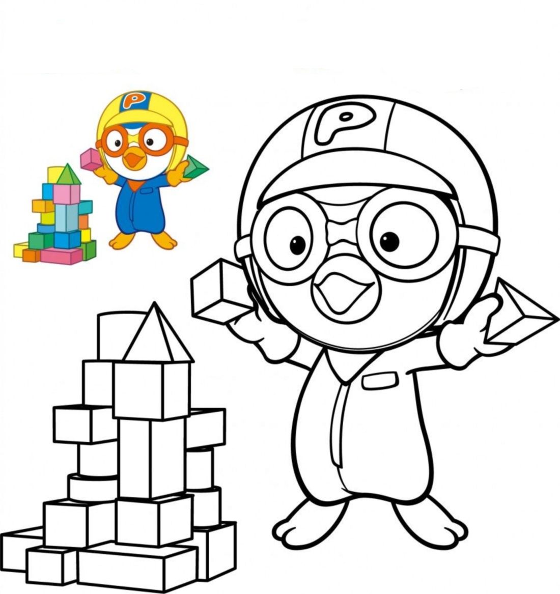 Detail Mewarnai Gambar Pororo Nomer 43