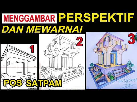 Mewarnai Gambar Pos Satpam - KibrisPDR