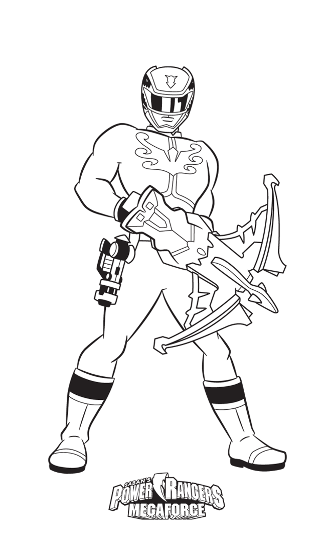 Detail Mewarnai Gambar Power Ranger Nomer 5