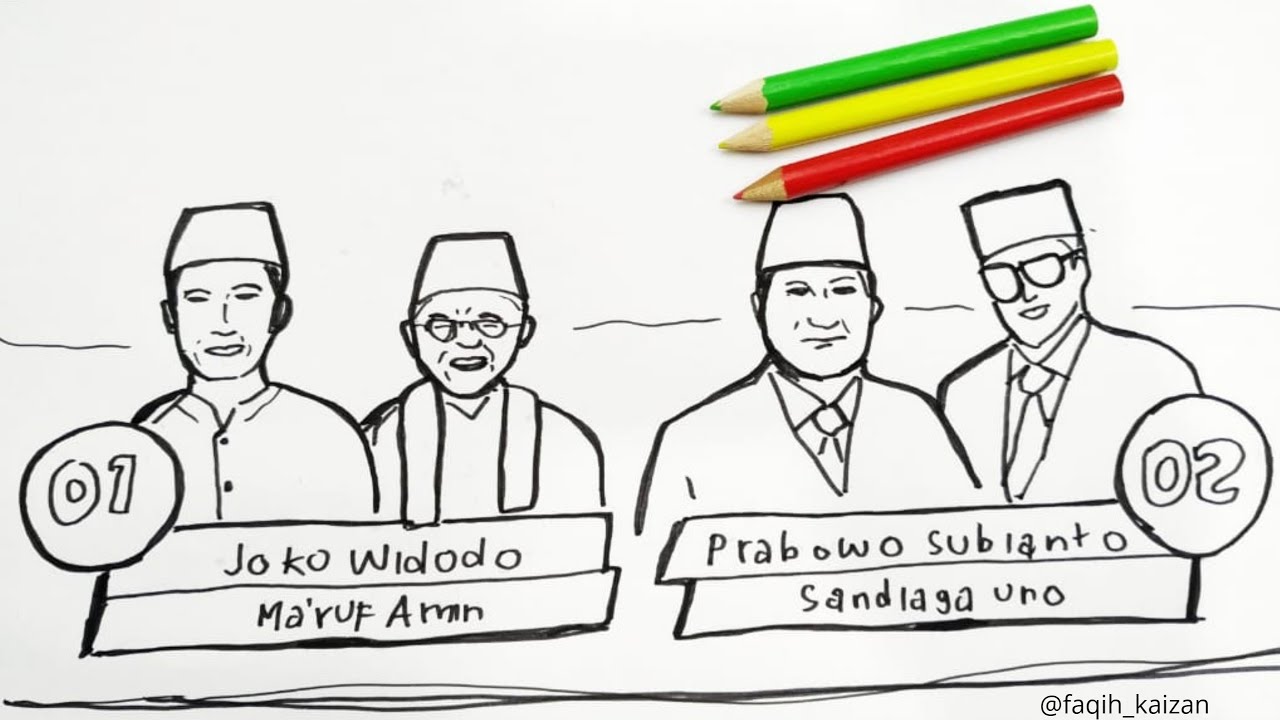 Detail Mewarnai Gambar Presiden Jokowi Nomer 6