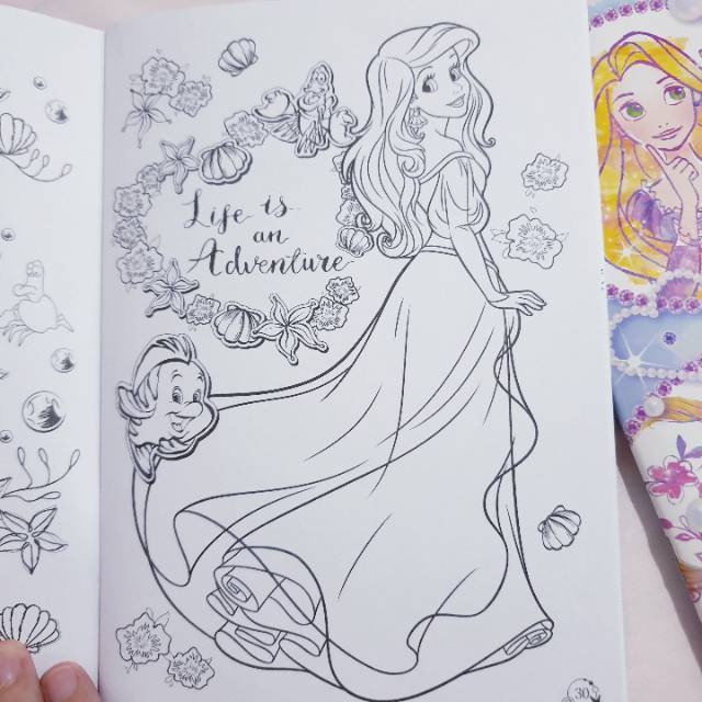 Detail Mewarnai Gambar Princess Ariel Nomer 40