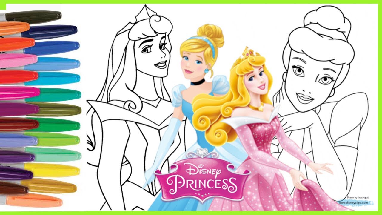 Detail Mewarnai Gambar Princess Aurora Koleksi Nomer 24