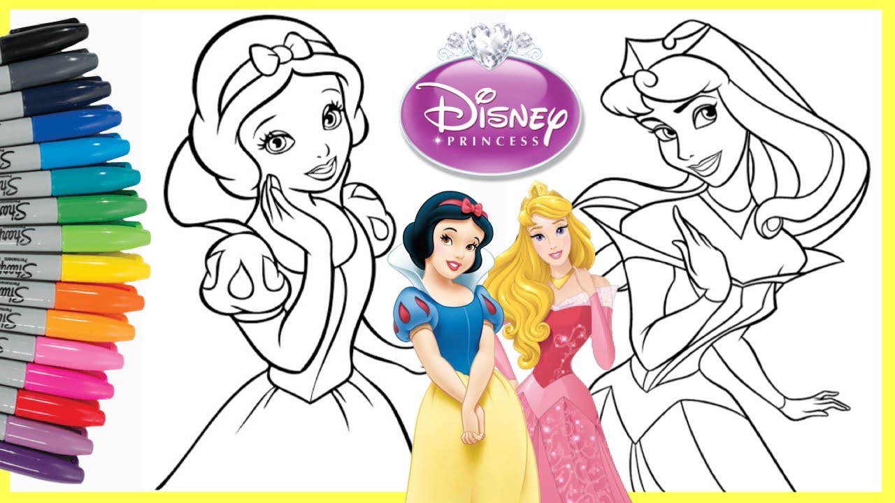 Detail Mewarnai Gambar Princess Disney Nomer 16