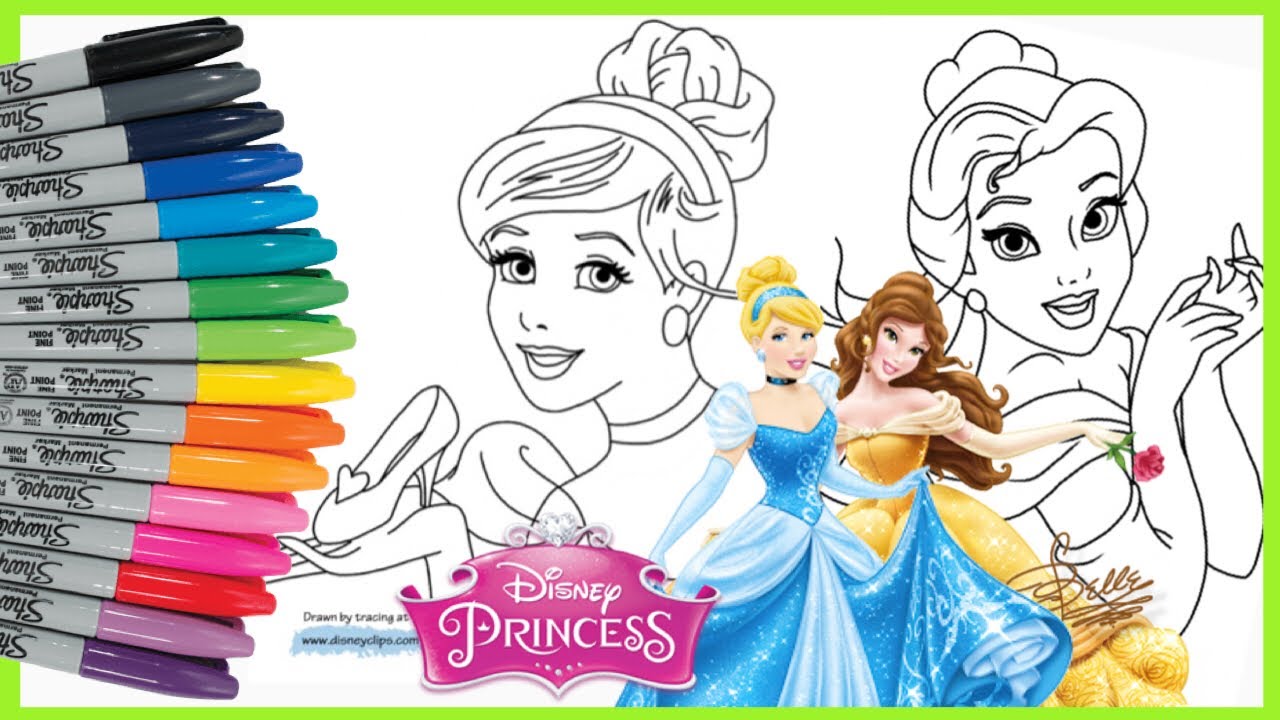 Detail Mewarnai Gambar Princess Disney Nomer 19