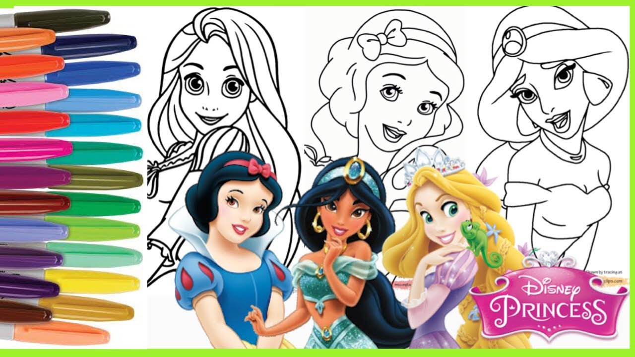 Detail Mewarnai Gambar Princess Disney Nomer 32