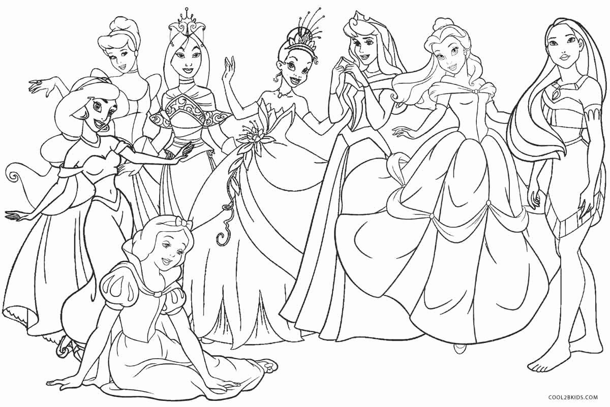 Detail Mewarnai Gambar Princess Disney Nomer 7