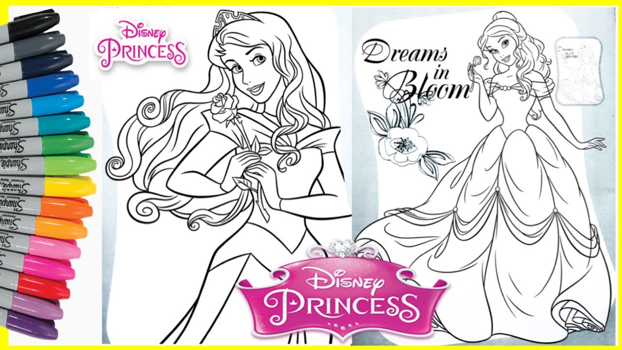 Detail Mewarnai Gambar Princess Disney Nomer 9