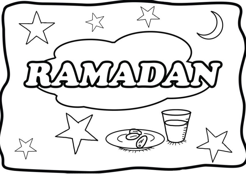 Detail Mewarnai Gambar Ramadhan Nomer 22