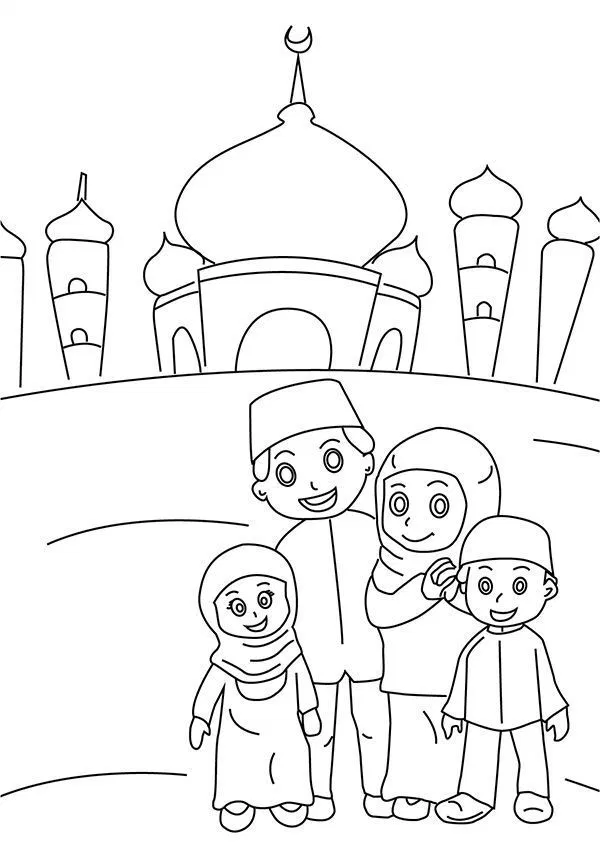 Detail Mewarnai Gambar Ramadhan Nomer 5