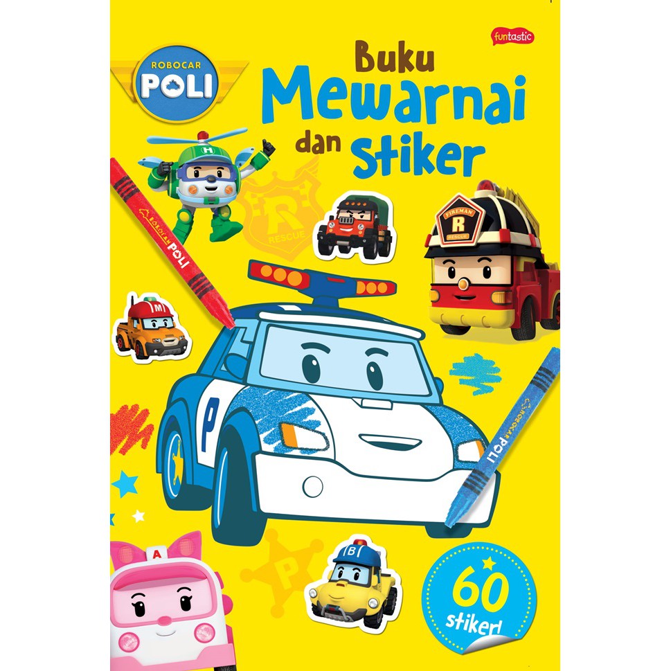 Detail Mewarnai Gambar Robocar Poli Nomer 45