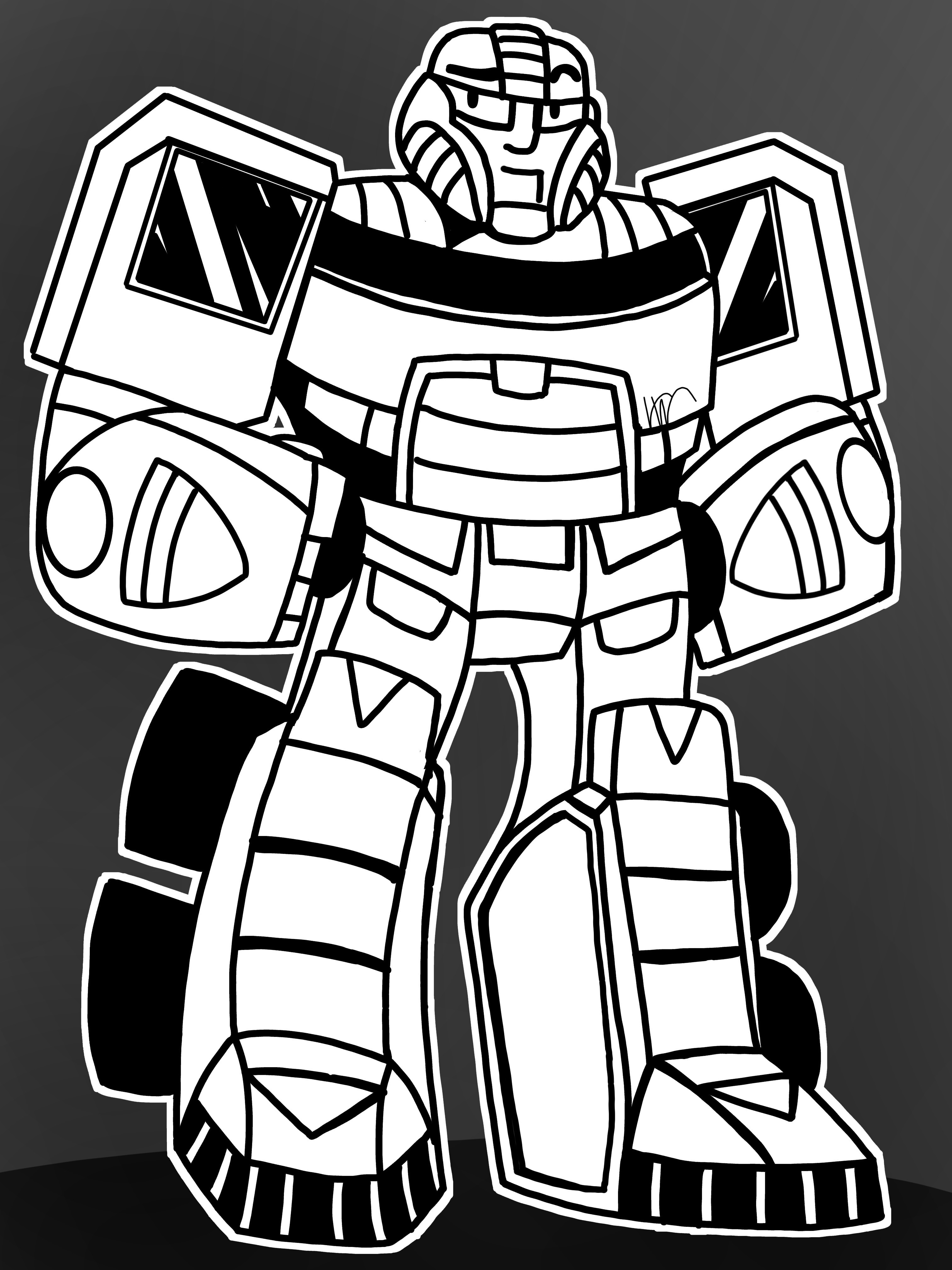Detail Mewarnai Gambar Robot Transformers Nomer 51