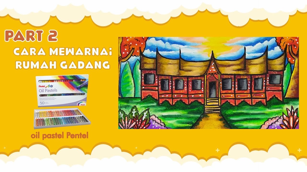 Detail Mewarnai Gambar Rumah Adat Minangkabau Nomer 16