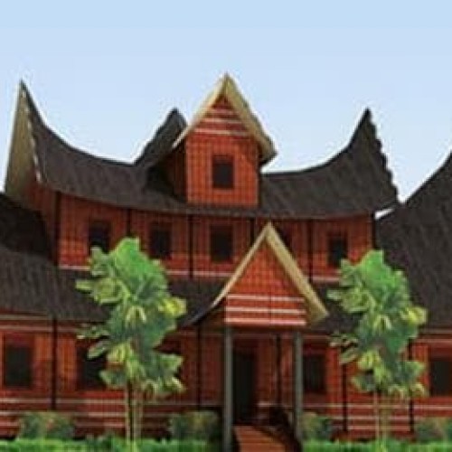 Detail Mewarnai Gambar Rumah Adat Minangkabau Nomer 31